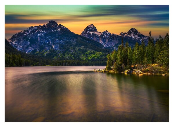 Obraz na szkle - Park Narodowy Grand Teton (70x50 cm)