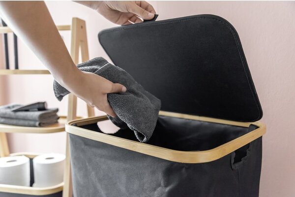 Tekstylny kosz na pranie 68 l Ecori – Wenko