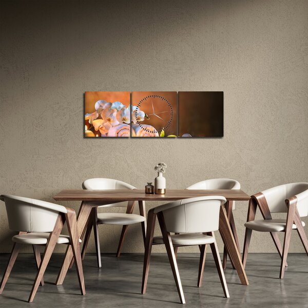 Obraz - Relaks i spa (z zegarem) (90x30 cm)