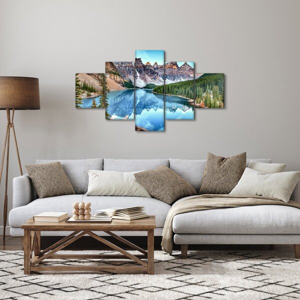 Obraz - Jezioro Morenowe (125x70 cm)