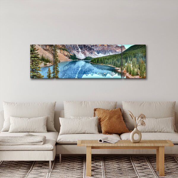 Obraz - Jezioro Morenowe (170x50 cm)