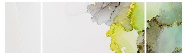Obraz - Sztuka abstrakcyjna w tuszu (170x50 cm)