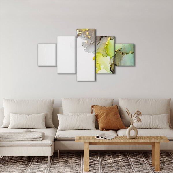 Obraz - Sztuka abstrakcyjna w tuszu (125x70 cm)