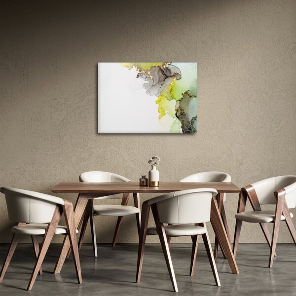 Obraz - Sztuka abstrakcyjna w tuszu (70x50 cm)