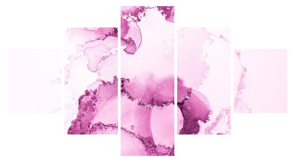 Obraz - Różowy wystrój (125x70 cm)