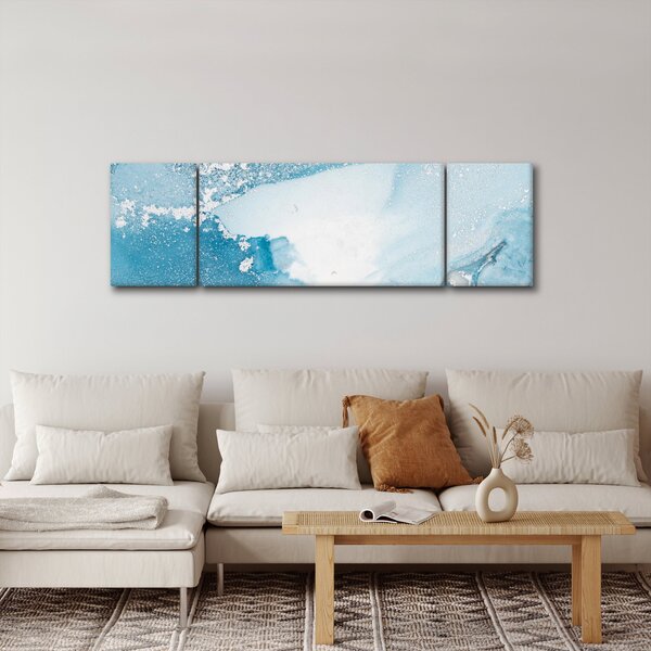 Obraz - Niebieski wystrój (170x50 cm)