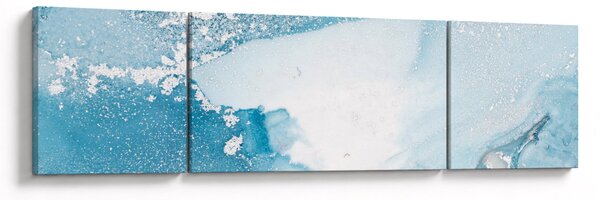 Obraz - Niebieski wystrój (170x50 cm)