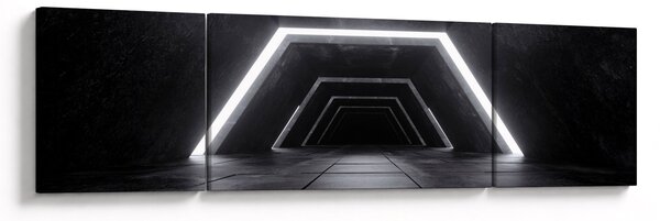 Obraz - Futurystyczny tunel (170x50 cm)