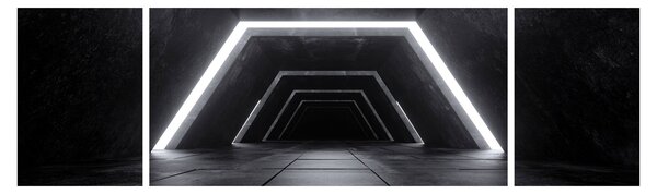 Obraz - Futurystyczny tunel (170x50 cm)