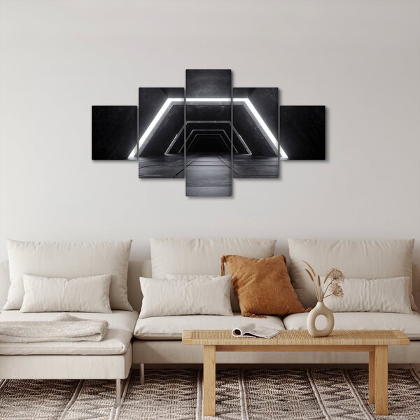 Obraz - Futurystyczny tunel (125x70 cm)