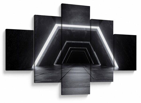 Obraz - Futurystyczny tunel (125x70 cm)