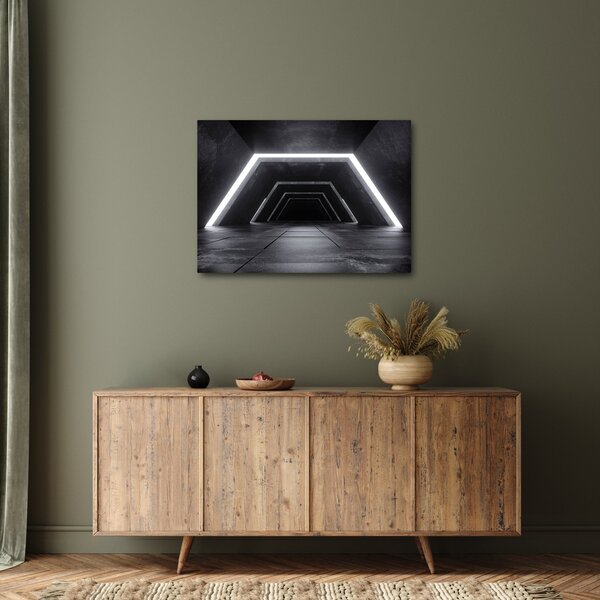 Obraz - Futurystyczny tunel (70x50 cm)
