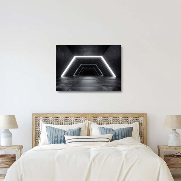 Obraz na szkle - Futurystyczny tunel (70x50 cm)