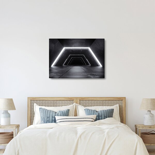 Obraz - Futurystyczny tunel (70x50 cm)