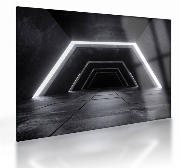 Obraz na szkle - Futurystyczny tunel (70x50 cm)