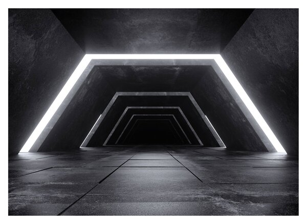 Obraz - Futurystyczny tunel (70x50 cm)