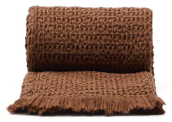 Brązowy koc 130x170 cm Nulina – Kave Home