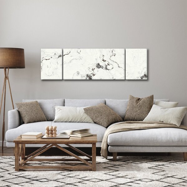 Obraz - Biały marmur (170x50 cm)