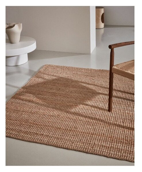 Dywan z juty tkany ręcznie w naturalnym kolorze 200x300 cm Madelin – Kave Home