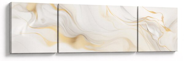 Obraz - Abstrakcja z dekoracją (170x50 cm)