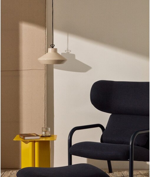 Beżowa lampa wisząca z ceramicznym kloszem ø 31 cm Portol – Kave Home