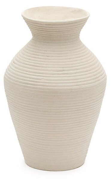 Kremowy wysoki wazon z papier mâché (wysokość 51 cm) Pria – Kave Home