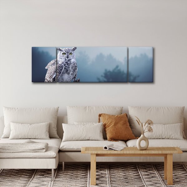 Obraz - Sowa śnieżna (170x50 cm)