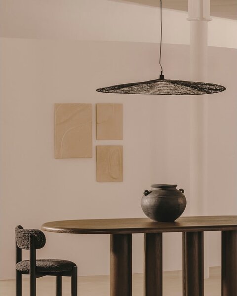 Czarna lampa wisząca ø 100 cm Makai – Kave Home