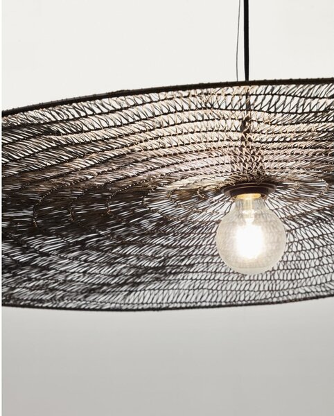 Czarna lampa wisząca ø 100 cm Makai – Kave Home