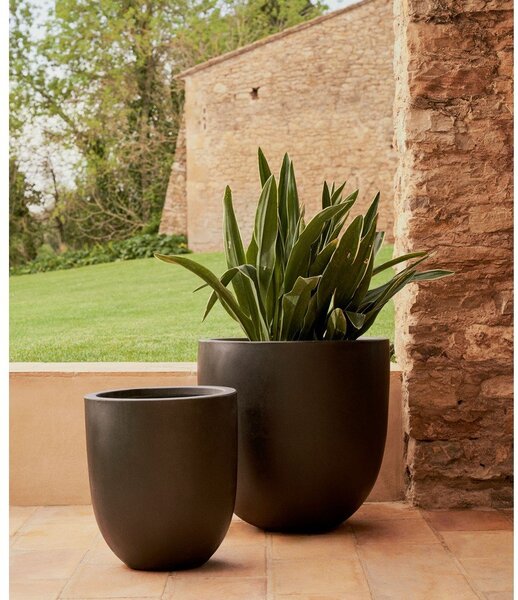 Betonowa osłonka na doniczkę ø 54 cm Aiguablava – Kave Home