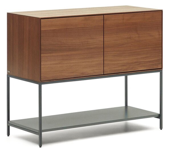 Niska komoda w dekorze orzecha 97,5x80 cm Vedrana – Kave Home