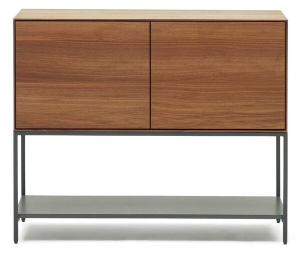 Niska komoda w dekorze orzecha 97,5x80 cm Vedrana – Kave Home