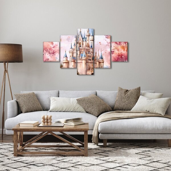 Obraz - Bajkowy zamek (125x70 cm)