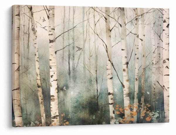 Obraz - Rysowanie wzoru lasu (70x50 cm)