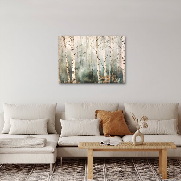 Obraz - Rysowanie wzoru lasu (70x50 cm)