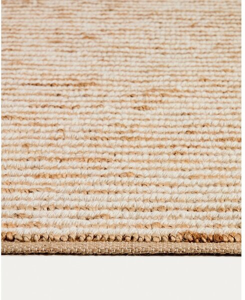 Dywan z juty tkany ręcznie w naturalnym kolorze 200x300 cm Derule – Kave Home