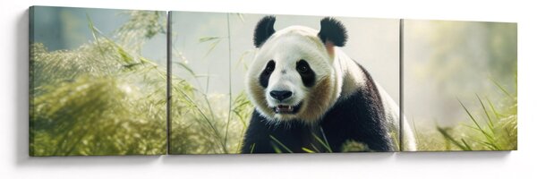 Obraz - Panda (170x50 cm)