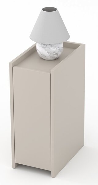 Stolik nocny "NARROW" kaszmir, wąski 25cm