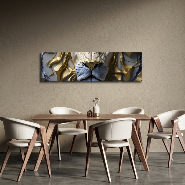 Obraz - Głowa Lwa (170x50 cm)