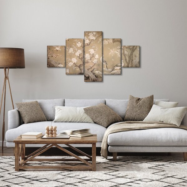 Obraz - Japoński krajobraz z kreskówki (125x70 cm)