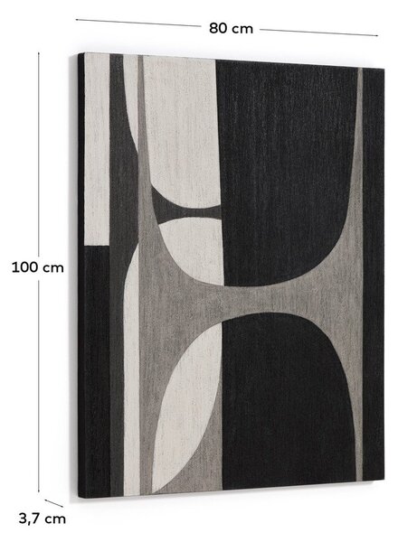 Ręcznie malowany obraz na płótnie 80x100 cm Onure – Kave Home