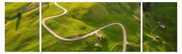 Obraz - Plateau Meadow (170x50 cm)