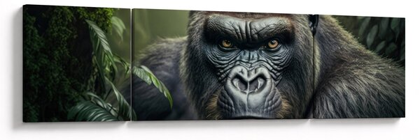 Obraz - Portret goryla (170x50 cm)