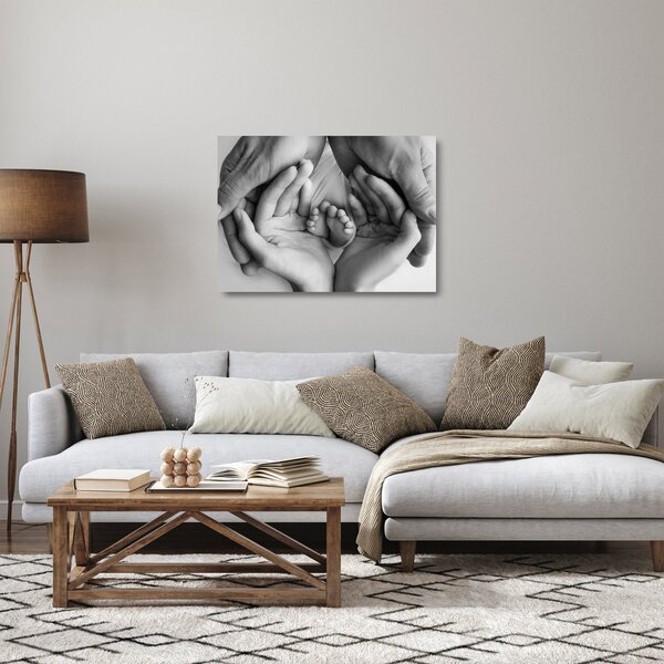 Obraz na szkle - Noworodek (70x50 cm)