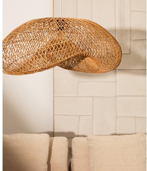 Rattanowy abażur w naturalnym kolorze 58x85 cm Isora – Kave Home