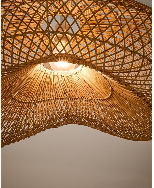 Rattanowy abażur w naturalnym kolorze 58x85 cm Isora – Kave Home