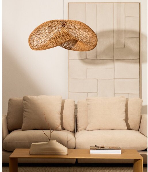 Rattanowy abażur w naturalnym kolorze 58x85 cm Isora – Kave Home