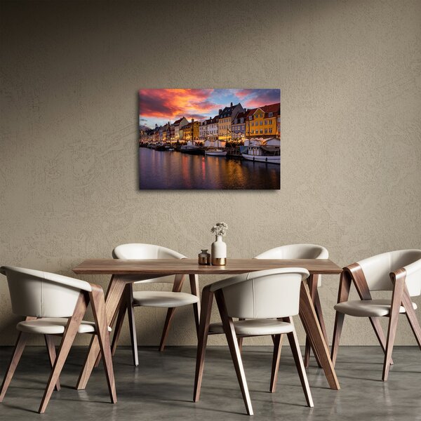 Obraz - Nyhavn, Kopenhaga (70x50 cm)