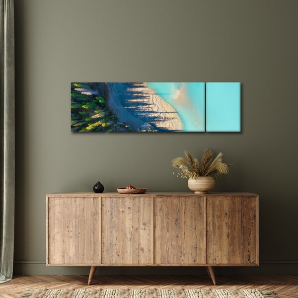 Obraz - Widok na jezioro (170x50 cm)