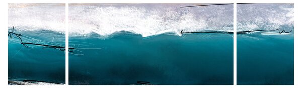 Obraz - Abstrakcja (170x50 cm)